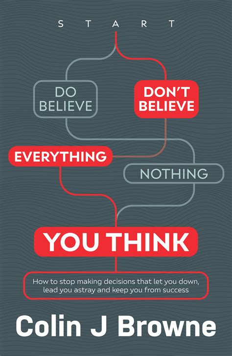 Don’t Believe Everything You Think By Colin J Browne Our Books Direct