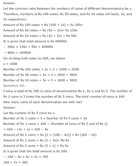 ncert solutions  class  maths ch  linear equations   variable