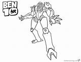 Ben Coloring Vilgax Pages Alien Force Character Printable Color Kids sketch template