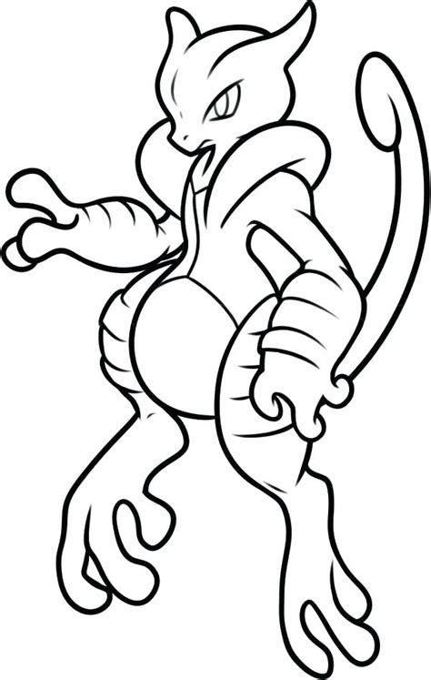 pokemon mewtwo drawing    clipartmag