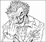 Joker Batman Coloring Pages Drawing Getdrawings Vs sketch template