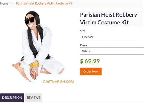 Kim Kardashian Halloween Costume Inspired By Robbery