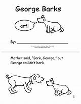 Bark George Coloring Activities Sketch Emergent Choose Board Pets Reader sketch template