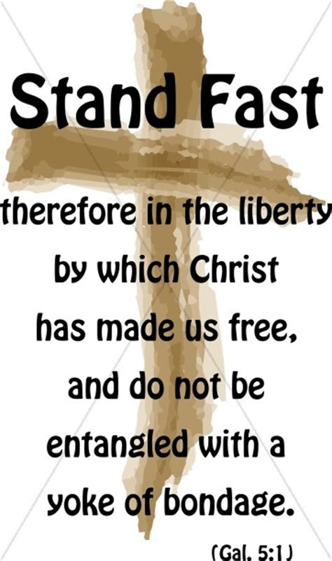 stand fast  cross