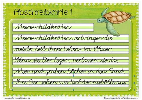 endlich pause abschreibkartei meerestiere