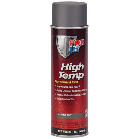 por  high temp paint manifold gray  oz spray tp tools equipment