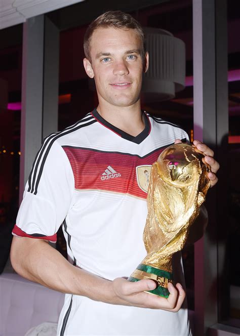 manuel neuer manuel neuer  team germany celebrates world cup