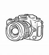Camera Coloring Objects Sticker Appareil Kb Redbubble sketch template