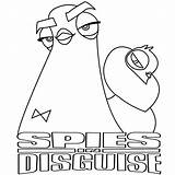 Disguise Spies Killian Pigeon sketch template