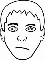 Coloring Face Pages Boy Big Kid Wecoloringpage sketch template