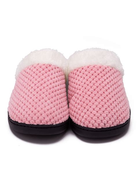ukap women lady indoor slippers cotton warm bedroom furry slippers anti slip shoes walmartcom