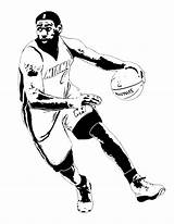 Lebron James Coloring Pages Getdrawings sketch template