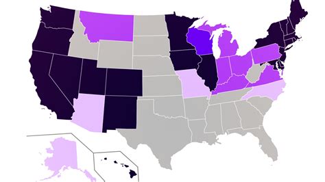 lgbt employee protections by state map shows where gay workers can be