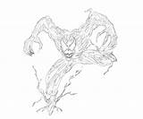 Carnage Venom Coloringhome sketch template