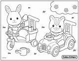 Coloring Pages Family Critters Calico Hopscotch Baby Rabbit Luke Grace Brother Sister Left sketch template