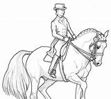 Reiter Pferd Malvorlage sketch template