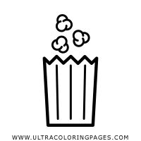 popcorn coloring page ultra coloring pages
