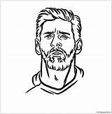 Messi Drawing Lionel Pages Coloring Printable Football Easy Draw Argentina Outline Color Sheets Para Colorir Leonel Lionelmessi Soccer Shelter Stencil sketch template