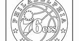 76ers Coloring Pages Philadelphia Logo Google sketch template