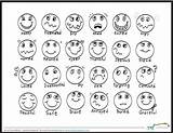 Printable Coloring Faces Feeling Emotion Read Feelings sketch template