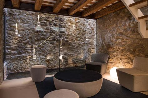 charming structures  interior stone walls