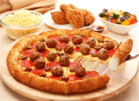 world dominos taiwan pizza  giant meatballs brand eating