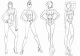 Croquis Fashion Behance sketch template