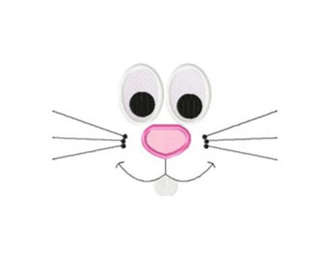easter bunny face clipart eyes   cliparts  images