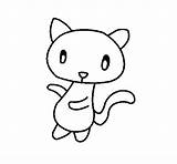 Coloring Doodle Cat Coloringcrew Colorear sketch template