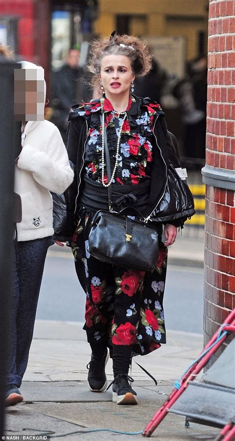 Helena Bonham Carter 52 Takes Her Son Billy 15 And Daughter Nell