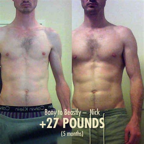 ectomorph transformation how to build muscle as a skinny guy nick building my body skinny to