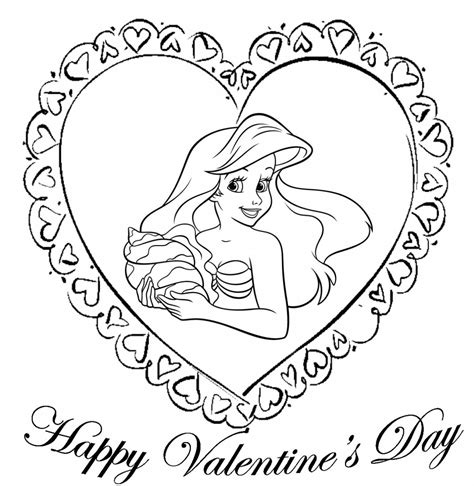 disney valentines day coloring pages printable