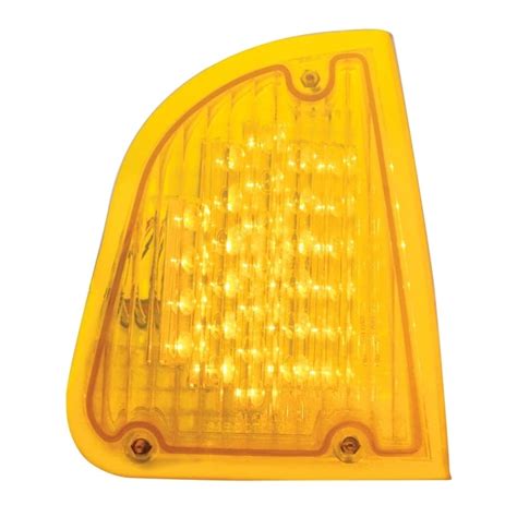 led kenworth turn signal light amber ledamber lens  chrome shop