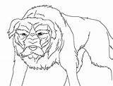 Wolfhound Lineart Ginga sketch template