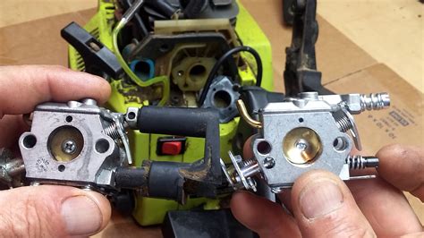 replacing  poulan chainsaw carburetor youtube