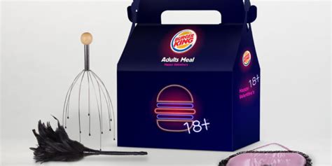 burger king offers an adults only valentine s day meal with a different kind of toy inside adweek