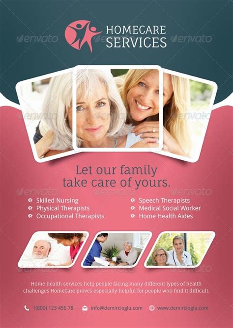 home care flyer templates home health care home health aide