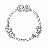 Rope Nautical sketch template