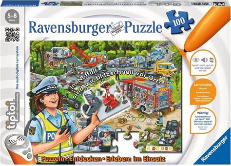 ravensburger puzzle  teile tiptoi im einsatz  kaufen otto