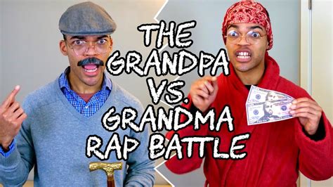 The Grandpa Vs Grandma Rap Battle Youtube