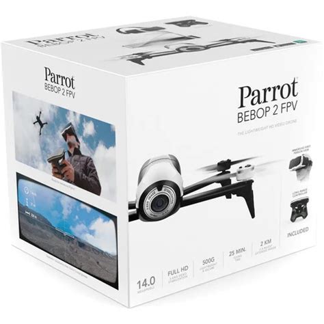 parrot bebop  drone  fpv bundle white drones shashinki