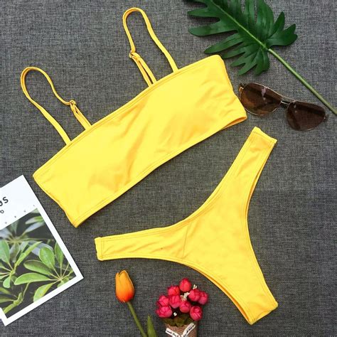 Muqgew 2018 Sexy Bikini Swimwear Women Swimsuit Brazilian Bikini Set