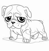 Pug Coloring Pages Sad Puppy Face Colouring Little Dog Cute Color Drawing Printable Bulldog Print Getcolorings Getdrawings Drawings Luna Outline sketch template
