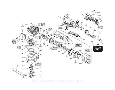 milwaukee   serial hc  compact angle grinder parts parts diagram   compact