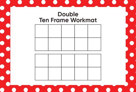 ten frames  printable