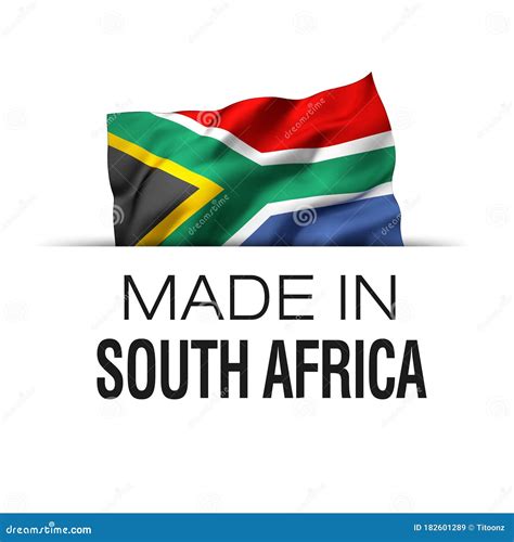 south africa label stock illustration illustration