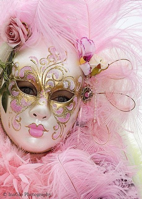 pink masquerade mask tumblr