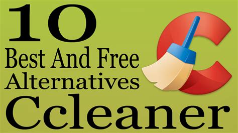ccleaner alternatives freeopen source  clean junkregistry errorsspeed