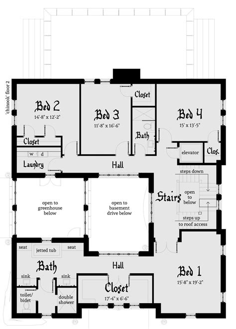 chinook castle plan  tyree house plans