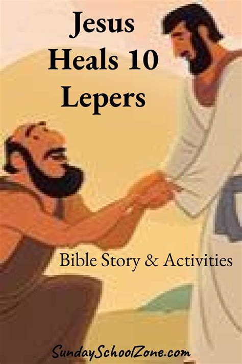 jesus healed  lepers archives childrens bible activities sunday